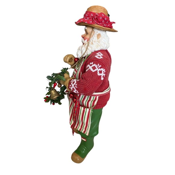 2000 Clothique Possible Dreams  American Artist Collection Gardening Santa 11” - Picture 5 of 10